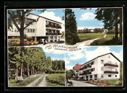 AK Martinsmoos /Schwarzwald, Zwei Ansichten Vom Ort Und Umgebung Und Walderholungsheim Pension Kübler  - Sonstige & Ohne Zuordnung