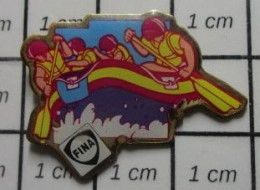 912c  Pin's Pins / Beau Et Rare / SPORTS / TORRENT CANOE RAFTING FINA - Canoë