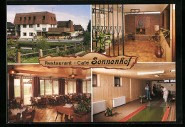 AK Bad Teinach-Zavelstein, Restaurant-Cafè Sonnenhof In Vier Ansichten  - Bad Teinach