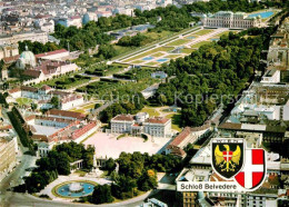 72855716 Wien Fliegeraufnahme Schloss Belvedere  - Andere & Zonder Classificatie