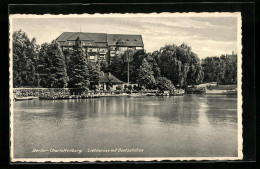 AK Berlin-Charlottenburg, Lietzensee Mit Bootsstation  - Charlottenburg