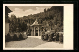 AK Bad Ditzenbach, Kurhaus Und Sanatorium, Pavillon Im Garten  - Autres & Non Classés