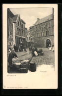 AK Aachen, Markfrauen Auf Dem Fischmarkt  - Aken