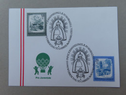 Österreich Pro Juventute - Mit Sonderstempel 13. 9. 1983 Mariazell, Papst Johannes Paul II. Im Mariazell (Nr.1594) - Otros & Sin Clasificación