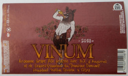 Bier Etiket (7w4), étiquette De Bière, Beer Label, Vivum 2021 Brouwerij Minne - Bière