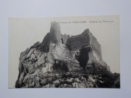 FONTAINE DE VAUCLUSE  Chateau De Pétrarque - Altri & Non Classificati