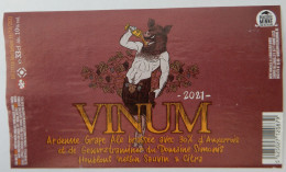 Bier Etiket (7w5), étiquette De Bière, Beer Label, Vivum 2021 Brouwerij Minne - Cerveza