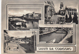 CODIGORO-FERRARA-SALUTI DA.. MULTIVEDUTE- CARTOLINA  VERA FOTOGRAFIA- VIAGGIATA  IL 15-11-1956 - Ferrara