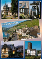 72855370 Ruedesheim Rhein Drosselhof Promenade Drosselhof Schloss Ruedesheim Am  - Rüdesheim A. Rh.