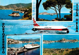 72855344 Portoferraio Toscana Inselblick Flugzeug Faehre Fliegeraufnahme Isola D - Sonstige & Ohne Zuordnung