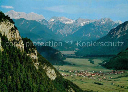 72855343 Vils_Tirol Blick Vom Falkenstein Auf Zugspitze Und Mieminger Hochgebirg - Sonstige & Ohne Zuordnung