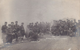 Carte Photo Perrin 2/4/1908 Bivouac Du 69 Eme 1ere Compagnie Au Plateau D' Amance - Other & Unclassified