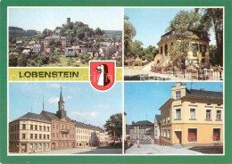 72855213 Lobenstein Bad Allen Turm Parkpavillon Markt Mit Rathaus Fussgaengerzon - Autres & Non Classés