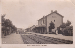 HAUTE LOIRE CRAPONNE SUR ARZON GARE CARTE PHOTO - Craponne Sur Arzon