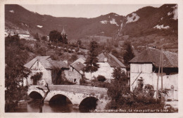 DOUBS MOUTHIER LE BAS VIEUX PONT SUR LA LOUP (cpa PHOTO) - Other & Unclassified