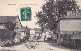 MARNE BERZIEUX ROUTE DE SAINTE MENEHOULD - Sonstige & Ohne Zuordnung