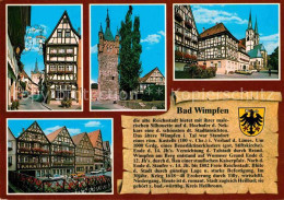 72854647 Bad Wimpfen Fachwerk Salzgasse Blauer-Turm  Bad Wimpfen - Bad Wimpfen