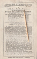 Priester, Prêtre, Abbé,Petrus Cuvelier, Watou, Boezinge, Brugge, Ieper, Woumen, Dikkebus, 1881 - Religion & Esotericism