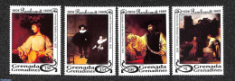 Grenada Grenadines 1993 Rembrandt Paintings 4v, Mint NH, Art - Paintings - Rembrandt - Grenade (1974-...)