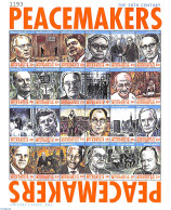 Micronesia 2000 Peace Efforts 24v M/s, Mint NH, History - American Presidents - Nobel Prize Winners - Politicians - Ne.. - Nobel Prize Laureates