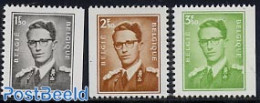 Belgium 1970 Definitives 3v From Booklet, Mint NH - Nuevos