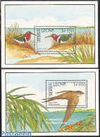 Sierra Leone 1990 Birds 2 S/s, Mint NH, Nature - Birds - Sonstige & Ohne Zuordnung