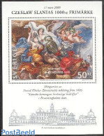 Sweden 2000 1000th Slania Stamp S/s, Mint NH, Religion - Angels - Art - Paintings - Nuevos