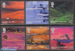 Great Britain 2003 Scotland 6v, Mint NH, Various - Tourism - Art - Bridges And Tunnels - Unused Stamps