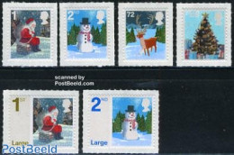 Great Britain 2006 Christmas 6v S-a, Mint NH, Nature - Religion - Deer - Christmas - Nuevos