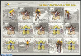 France 2003 Tour De France M/s, Mint NH, Sport - Transport - Various - Cycling - Sport (other And Mixed) - Automobiles.. - Unused Stamps