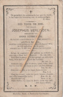 Rijmenam; Rymenam, 1874, Josephus Verlinden, Vermeylen, - Religión & Esoterismo