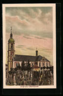 AK Oberhausen, Kirche Mit Friedhof  - Autres & Non Classés