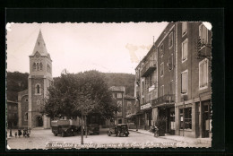 CPA Le Cheylard, Un Coin De La Place Saléon-Terras  - Le Cheylard