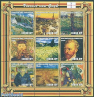 Mozambique 2001 Vincent Van Gogh 9v M/s, Mint NH, Art - Modern Art (1850-present) - Vincent Van Gogh - Mosambik