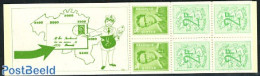 Belgium 1972 Definitives Booklet (2x3, 4x2F), Mint NH, Stamp Booklets - Ungebraucht