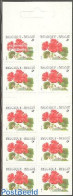 Belgium 1999 Flowers Booklet, Mint NH, Nature - Flowers & Plants - Stamp Booklets - Nuevos