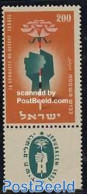 Israel 1953 Desert Conquest 1v, Mint NH, Nature - Water, Dams & Falls - Ongebruikt (met Tabs)