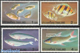Thailand 1978 Fish 4v, Mint NH, Nature - Fish - Peces