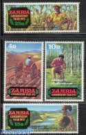 Zambia 1972 Nature Conservation 4v, Mint NH, Nature - Various - Environment - Trees & Forests - Agriculture - Protección Del Medio Ambiente Y Del Clima