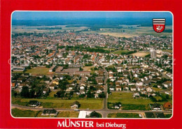 72853839 Muenster Dieburg Fliegeraufnahme Muenster - Altri & Non Classificati