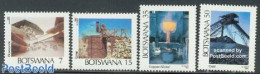 Botswana 1984 Mining 4v, Mint NH, History - Science - Geology - Mining - Botswana (1966-...)