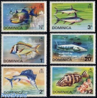 Dominica 1975 Fish 6v, Mint NH, Nature - Fish - Vissen