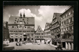 AK Tübingen, Marktplatz Mit Rathaus Und Hotel Lamm  - Tübingen