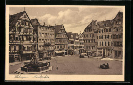 AK Tübingen, Marktplatz Mit Kaufhaus Euler  - Tuebingen