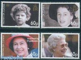 Tristan Da Cunha 2006 Elizabeth II 80th Birthday 4v, Mint NH, History - Kings & Queens (Royalty) - Koniklijke Families