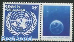 United Nations, New York 2006 Definitive 1v+Personalised Tab (tab May Vary), Mint NH - Andere & Zonder Classificatie