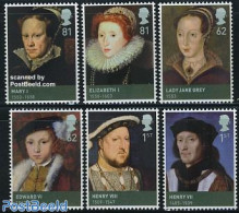 Great Britain 2009 The Age Of The Tudors 6v, Mint NH, History - Kings & Queens (Royalty) - Ungebraucht