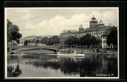 AK Heilbronn A. N., Teilansicht Mit Neckarbrücke  - Heilbronn