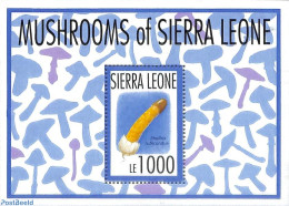 Sierra Leone 1993 Mushrooms S/s, Mint NH, Nature - Mushrooms - Champignons