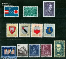 Liechtenstein 1964 Yearset 1964, Complete, 12v, Mint NH, Various - Yearsets (by Country) - Neufs
